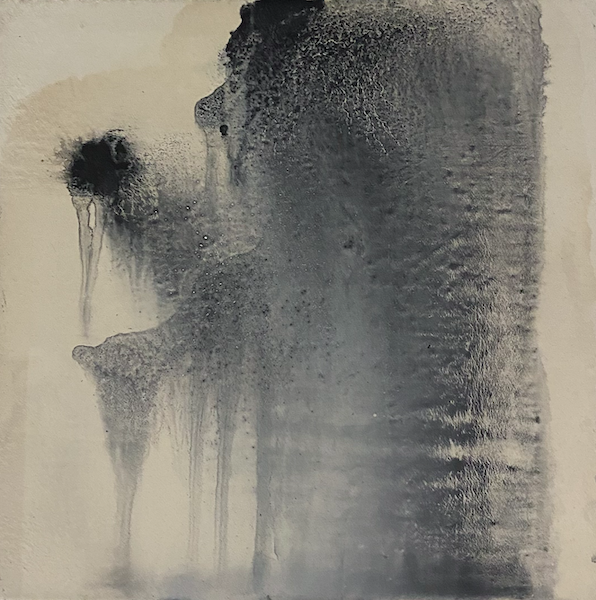 abstract image of a cloaked figure with arms out as if measuring things of different weights